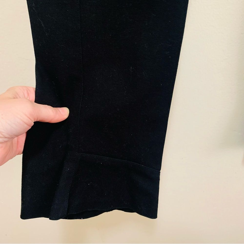 DKNY Women's Black Cotton and Suede pants size 8 - Picture 4 of 8